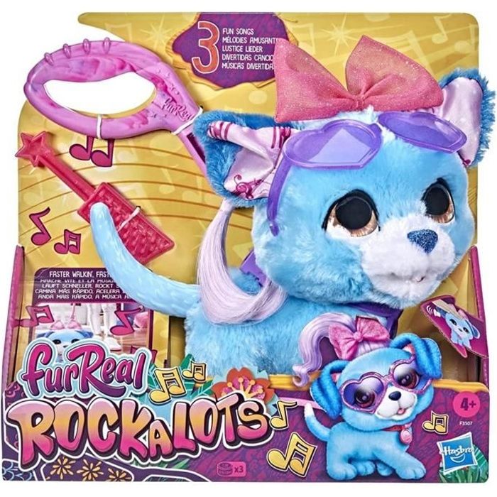 Jouet interactif - HASBRO - furReal Rockalots - Musical et interactif - Marron