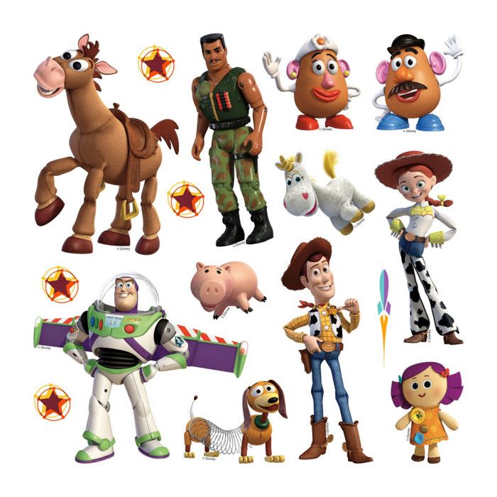 Minis Stickers Disney - Toy Story 4 - Multicolore - Repositionnables - Pour enfants à partir de 3 ans