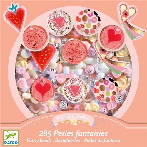Création perle et bijou Djeco Cœurs