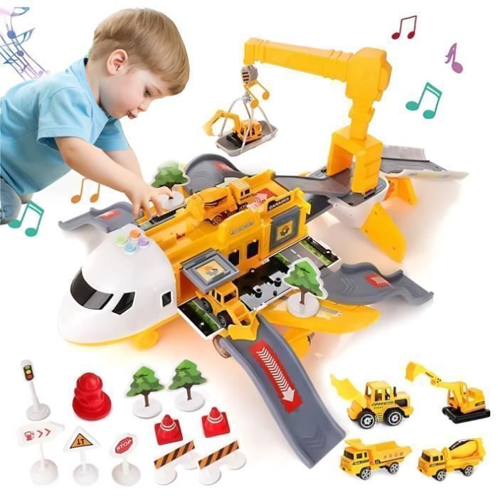 Jouet Enfant 3 Ans Avion Jouet Transporteur Voiture JouetJouet Enfant 3 4 5 7+ Ans Garçon FillesCadeau Noël