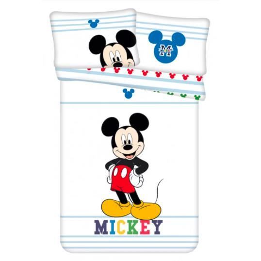 Parure de lit enfant - Disney - Mickey - 100x135 cm - 40x60 cm - 100% coton