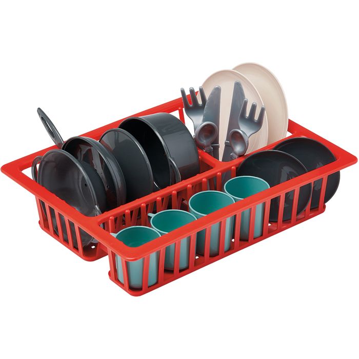 Dînette - ECOIFFIER - Égouttoir garni - Multicolore - Matériaux durables - Pour enfants