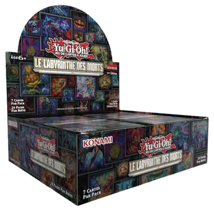 Boîte de boosters (Display) - INNELEC - Le Labyrinthe des Morts - VF - 24 boosters - 7 cartes/booster (1 Foil)