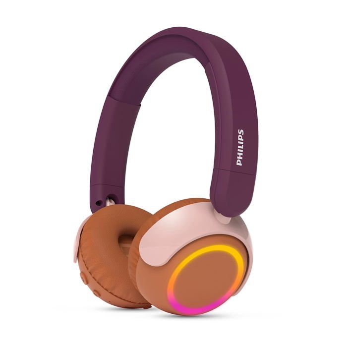Casque Enfant - Philips - 4200 Series - Volume Limité - Partage Audio - Violet Magenta