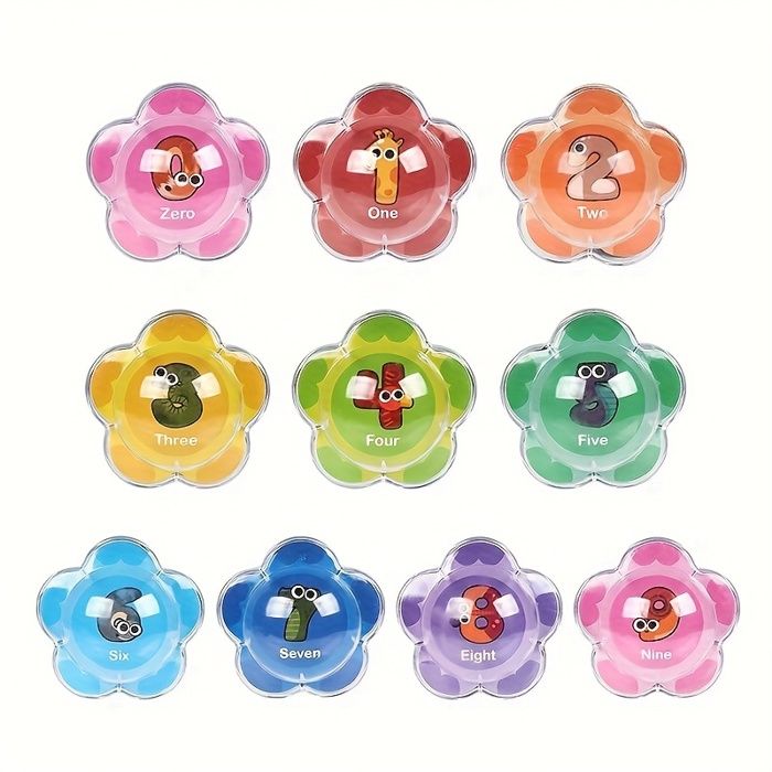 Jouets de Bain Flottants - Alphabet & Chiffres - ABS Non Toxique - Multicolore