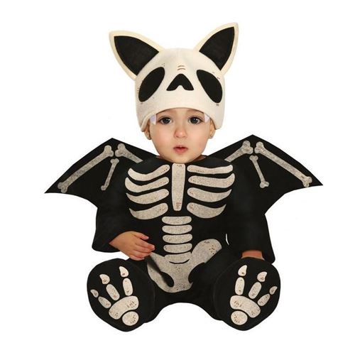 déguisement squelette chauve-souris bébé - 12/18 mois - noir - guirca 76004