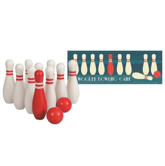 Egmont Toys - Jeu de bowling en bois