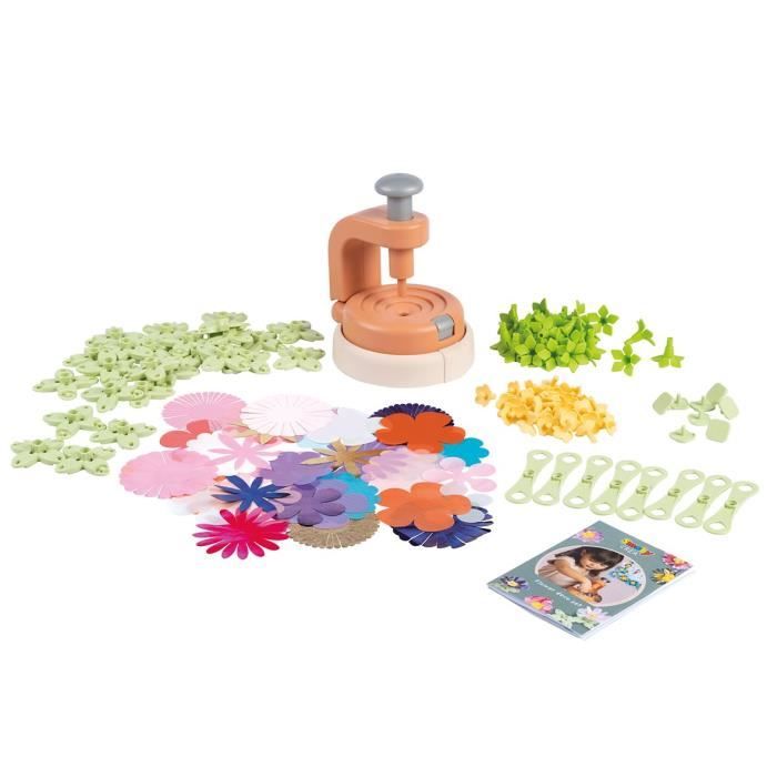 Smoby - Loisirs créatif - Recharges de 16 fleurs - Pour le Set de création dobjets décoratifs - Fabriqué en France