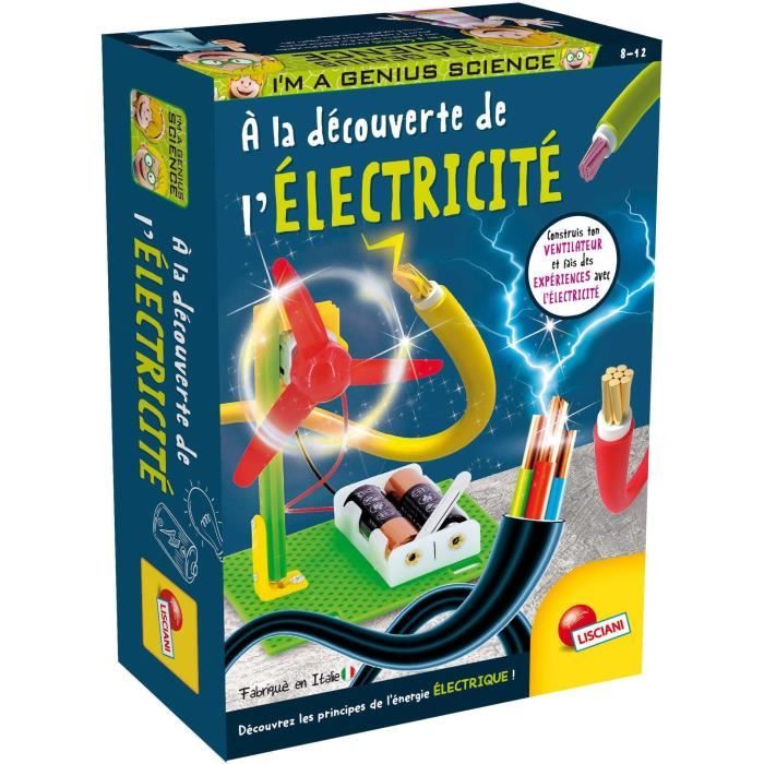 Découverte de léléctricité - Kit Scientifique - IM A GENIUS POCKET - Composants sûrs