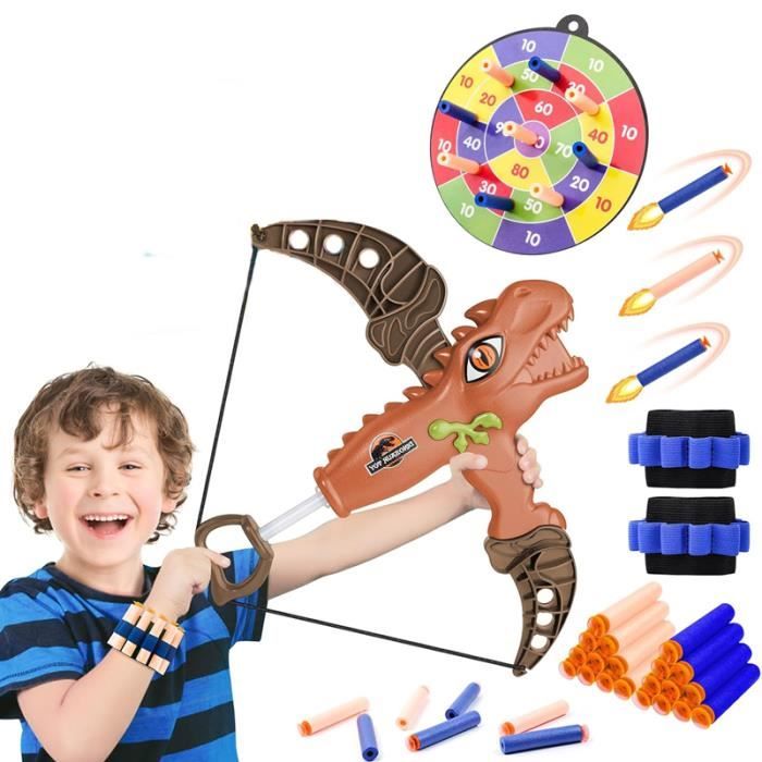 Jeu de tir à larc pour enfants - AMOUNE - MARRON - Extérieur - Mixte