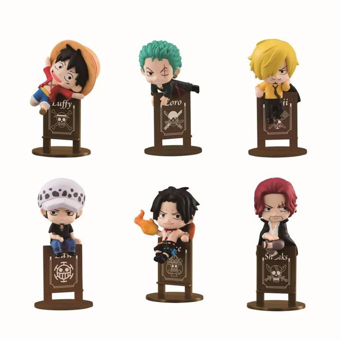 Figurines - Megahouse - Ochatomo Series - Boîte de 8 pièces - Banquet pirate - One Piece