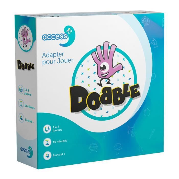 Jeu dambiance - Asmodee - Dobble Access+ - Adapté troubles cognitifs - 2 joueurs ou plus - 3 ans et plus
