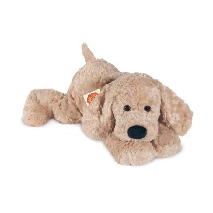 Peluche - Chien souple - Beige - 40 cm - Intérieur - Mixte