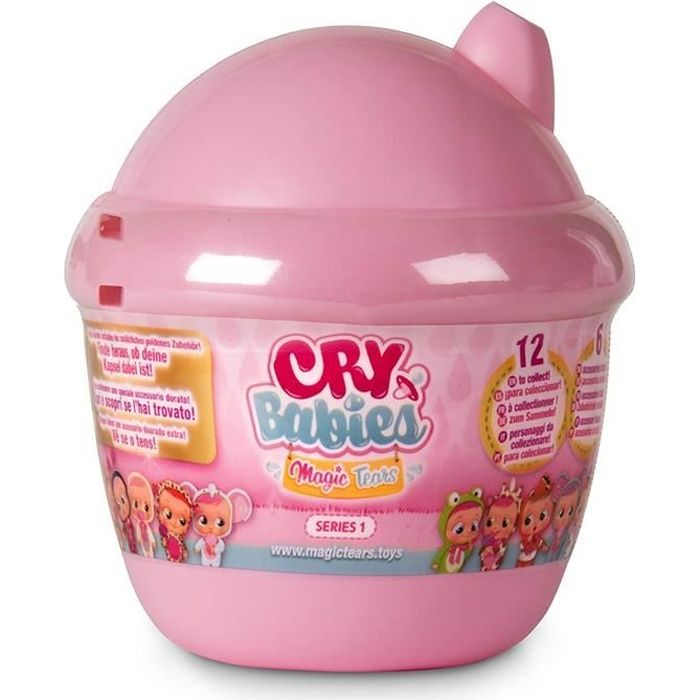 Poupon Cry Babies Magic Tears - Maison Bib - Accessoires inclus - Modèle aléatoire - IMC TOYS