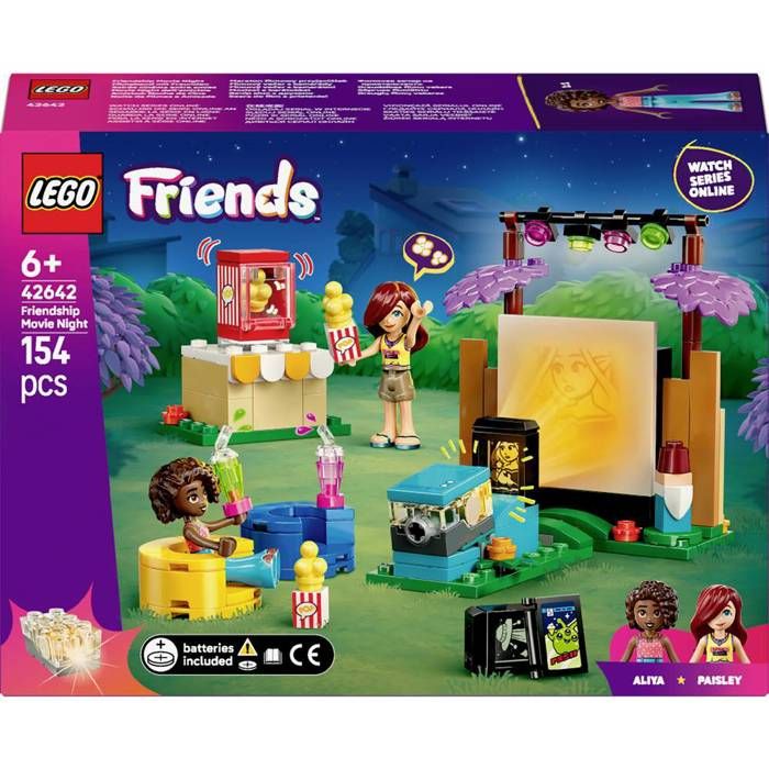 Jeu de construction - LEGO FRIENDS - 42642 - Soirée cinéma - 2 mini-poupées - À partir de 6 ans