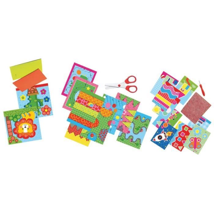 SES CREATIVE JApprends À Découper faire Des Mosaïques Et Perforer - 3 ans - Mixte