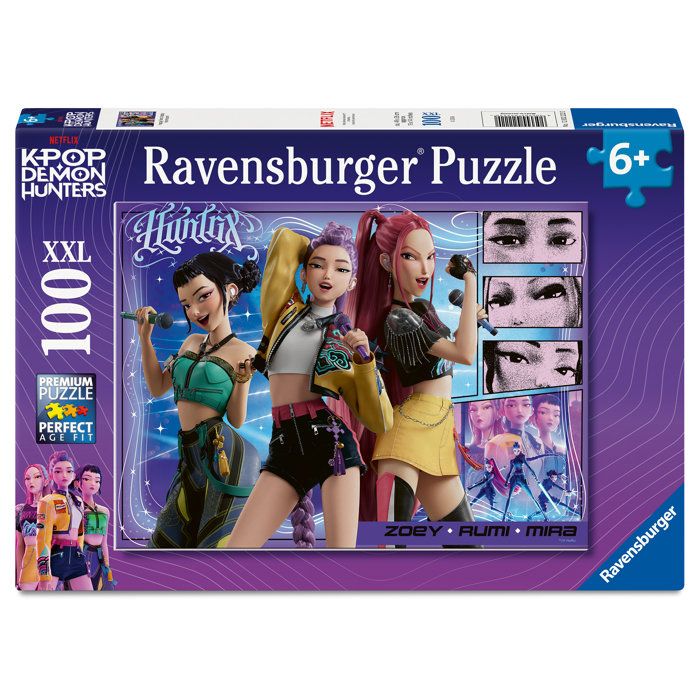 Ravensburger - Puzzle Enfant 100 pièces XXL - KPop Demon Hunters - dès 6 ans - Puzzle de qualité supérieure - 12002222