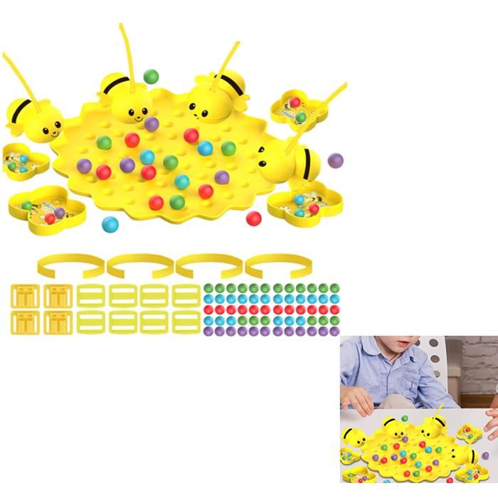 JEU DE SOCIETE Jeu magnétique dabeilles pour table  Jouet éducatif interactif pour la maison lécole la crèche et développer