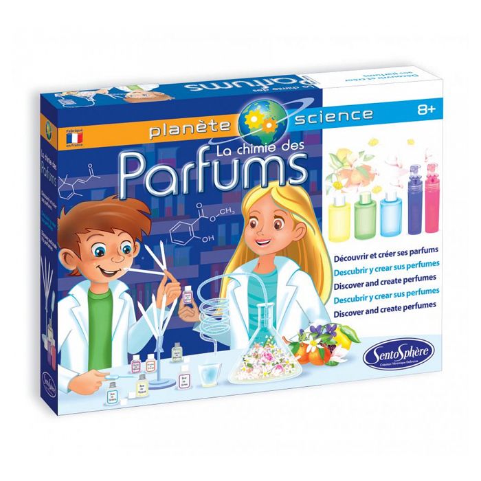 Jeu de création parfum - SENTOSPHERE - La Chimie des Parfums - Enfant - Bleu - Dès 7 ans
