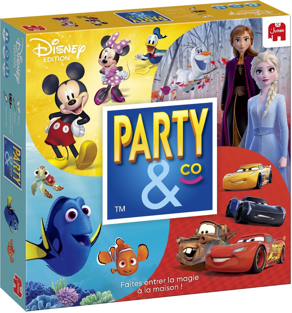 PARTY & CO Disney - Jeu de société - DUJARDIN - Défis autour de l’univers Disney pour toute la famille !