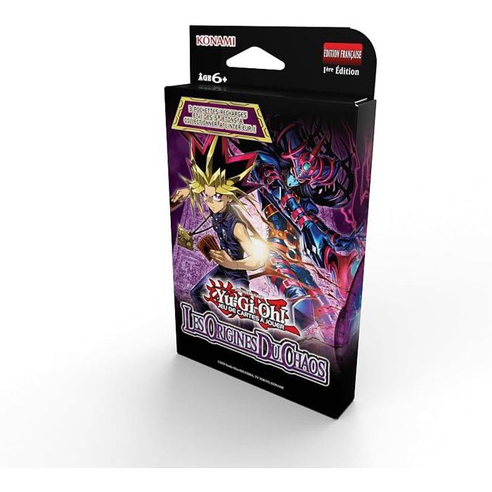 Pack de 3 boosters - YU-GI-OH! - Tuckbox Les Origines du Chao - 27 cartes - Dès 6 ans - 1ère édition française