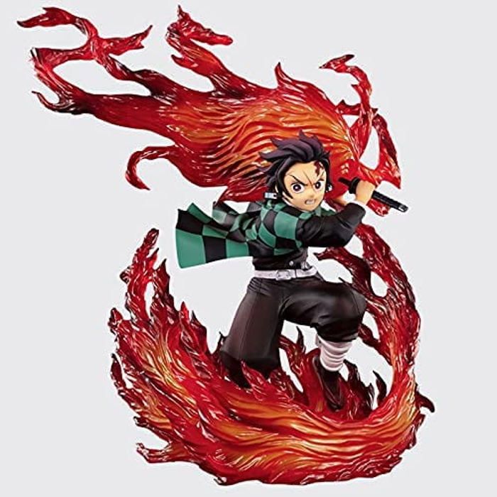 Figurine - Demon Slayer - Kamado Tanjiro - Collection réaliste - Modèle animé - Enfant/Mixte