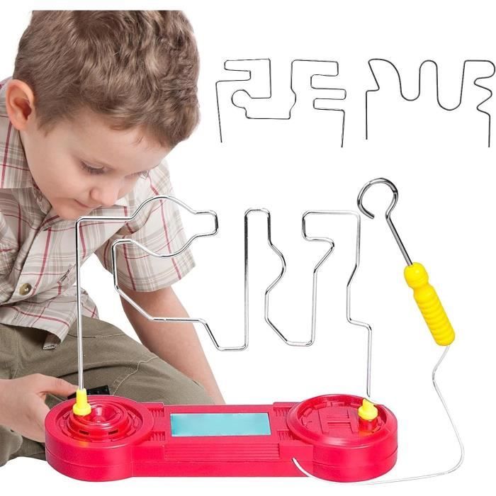 Jeu dadresse - Labyrinthe électrique - Puzzle interactif - Pour enfants à partir de 5 ans - Intérieur