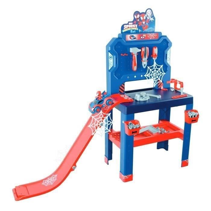 SMOBY Etabli Bricolo Spidey - jeu dimitation enfant - Disney Marvel Spidey et ses amis extraordinaires - dès 3 ans