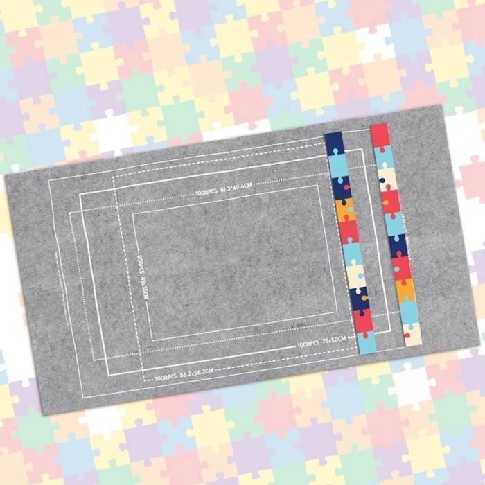 Tapis à enrouler de puzzles tapis de jeu excellent tapis de puzzle facile à enrouler pour jouer à la maison en famille pour