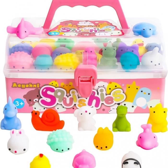 Jouets Squeeze - AUTREMENT - Mochi Squishy - Lot de 50 - Caoutchouc souple - Non toxique