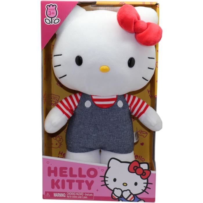 Peluche - GPTOYS - HELLO KITTY - HKT133 - Modèle Bleu denim - 30 cm - Dès 3 ans