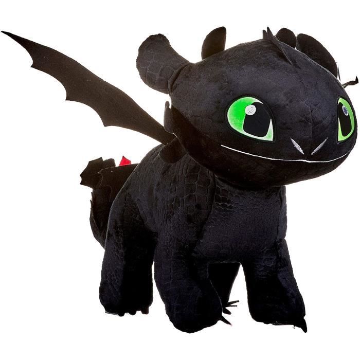 Peluche Toothless Night Fury 40cm - Dragons - How to Train Your Dragon 3 - Glow in The Dark