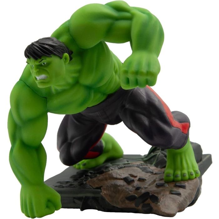 Figurine - BULLYLAND - Hulk - 9cm - Non articulée - Licence Marvel