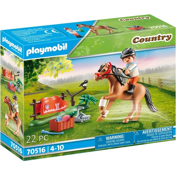 PLAYMOBIL - 70516 - Cavalier et poney Connemara