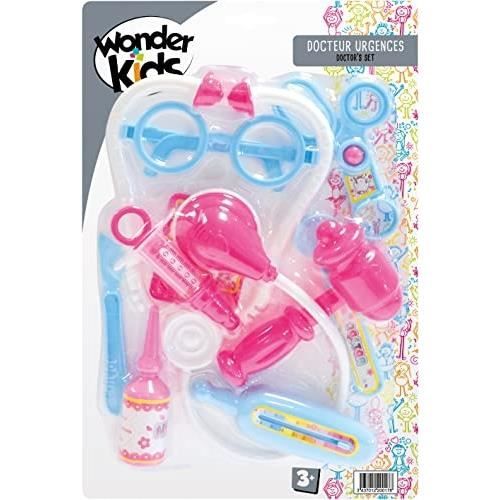 Jouets - WONDERKIDS - A2200017 - Kit médecin complet - Multicolore - 5 pièces