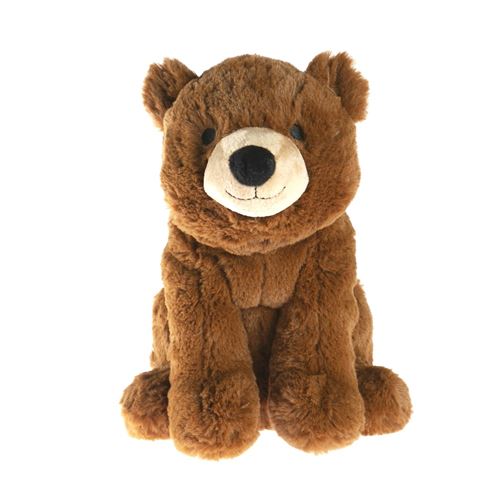 Peluche Bouillotte Ours Brun - Made in France