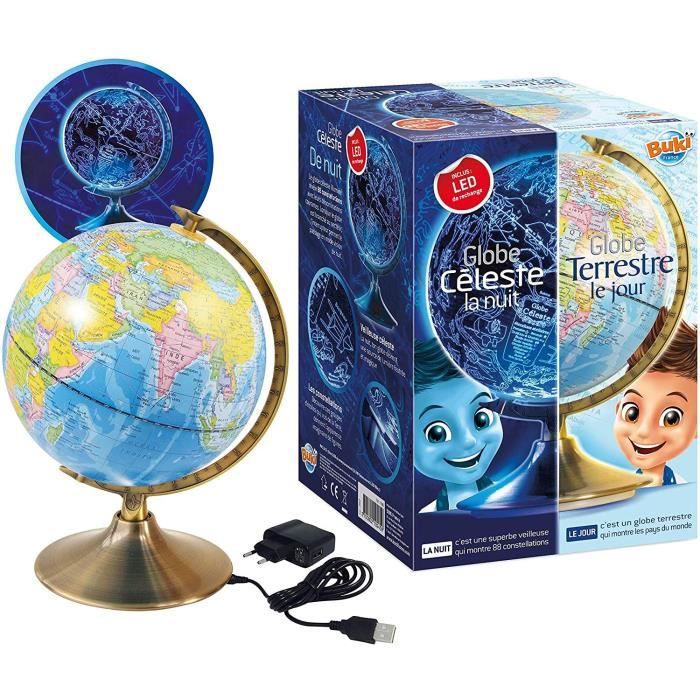 Globe jour et nuit - Jeu éducatif - Jeu découverte - Buki