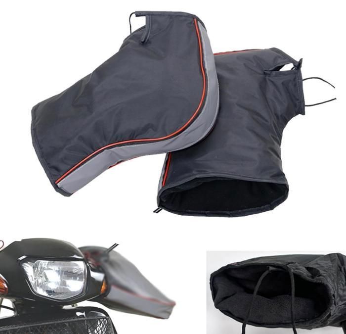 GANTS DE PROTECTION Gants de Guidon de Moto Hiver Imperméables Manchons Gant pour Moto ScooterInstallé sur PoignéeProtction Neige
