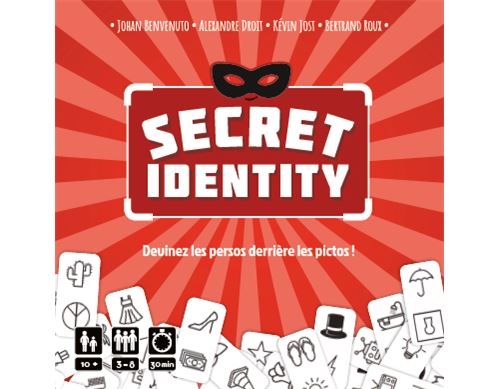 Jeu d’ambiance Gigamic Secret Identity Nouvelle Edition