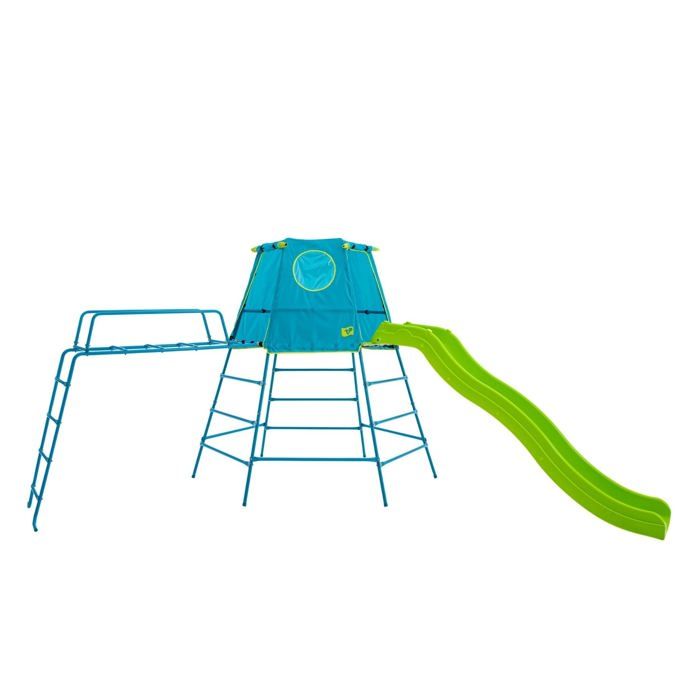 Aire de jeux évolutive toboggan EXPLORER TOUR en Métal H201cm