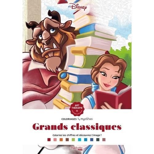 Coloriages mystères - Grands classiques - Adultes - Mixte - Blanc