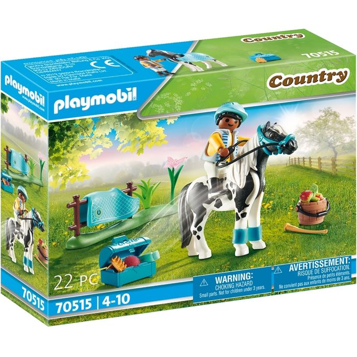 PLAYMOBIL - 70515 - Cavalier et poney Lewitzer