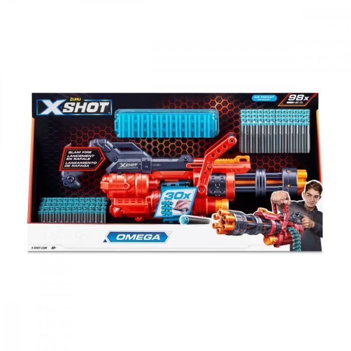 ZURU X-SHOT Excel Omega Dartblaster jouet à piles pour extérieur
