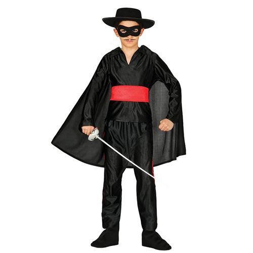 déguisement cavalier noir garçon - 5/6 ans - noir - guirca 83338