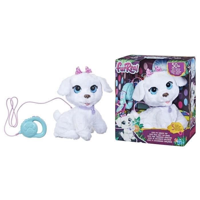 Peluche interactive GoGo mon chiot qui danse - animal électronique dansant + de 50 sons et réactions - dès 4 ans - FURREAL FRIENDS