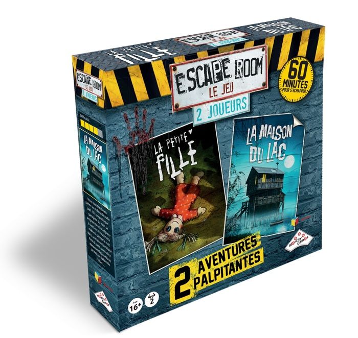 Escape Games - RIVIERA GAMES - Dual Player Horreur - Jeu de plateau - Adulte - 30 min