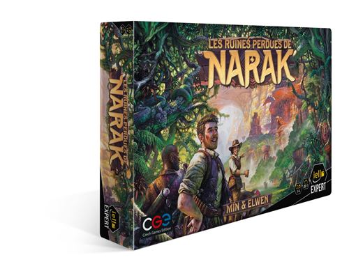 Iello Les Ruines Perdues de Narak, jeu de stratégie d'aventure