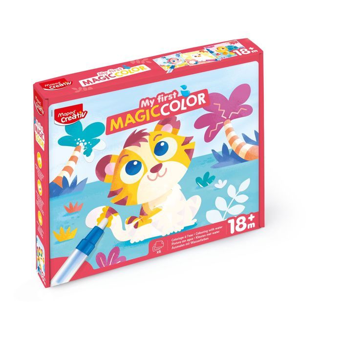 My First Magic Color - Maped Creativ - Cartes de Coloriage à lEau - Activité Propre Réutilisable à lInfini