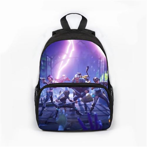 Sac à dos Fortnite pour Enfants Cadeaux pour Garçon (SD1527) 25*11*34cm Violet