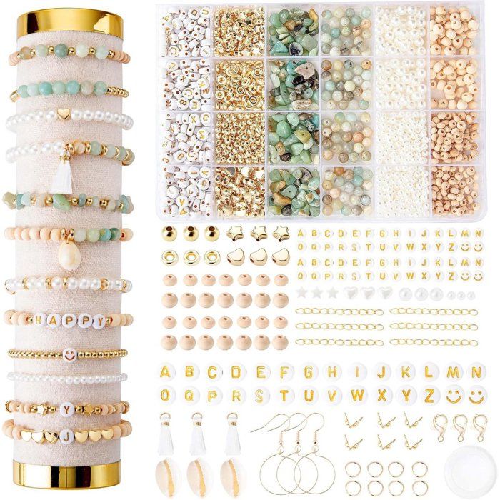 Loisirs créatifs pour filles - Création de bracelets pour filles - Kit de bracelets à faire soi-même pour filles - Kit de création.